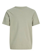 Jack Jones Youths Montauk Type Front Tee Junior-Seagrass Seagrass flat front view