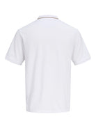 JACK JONES PREMIUM Ted short sleeve white polo Bright White detail view