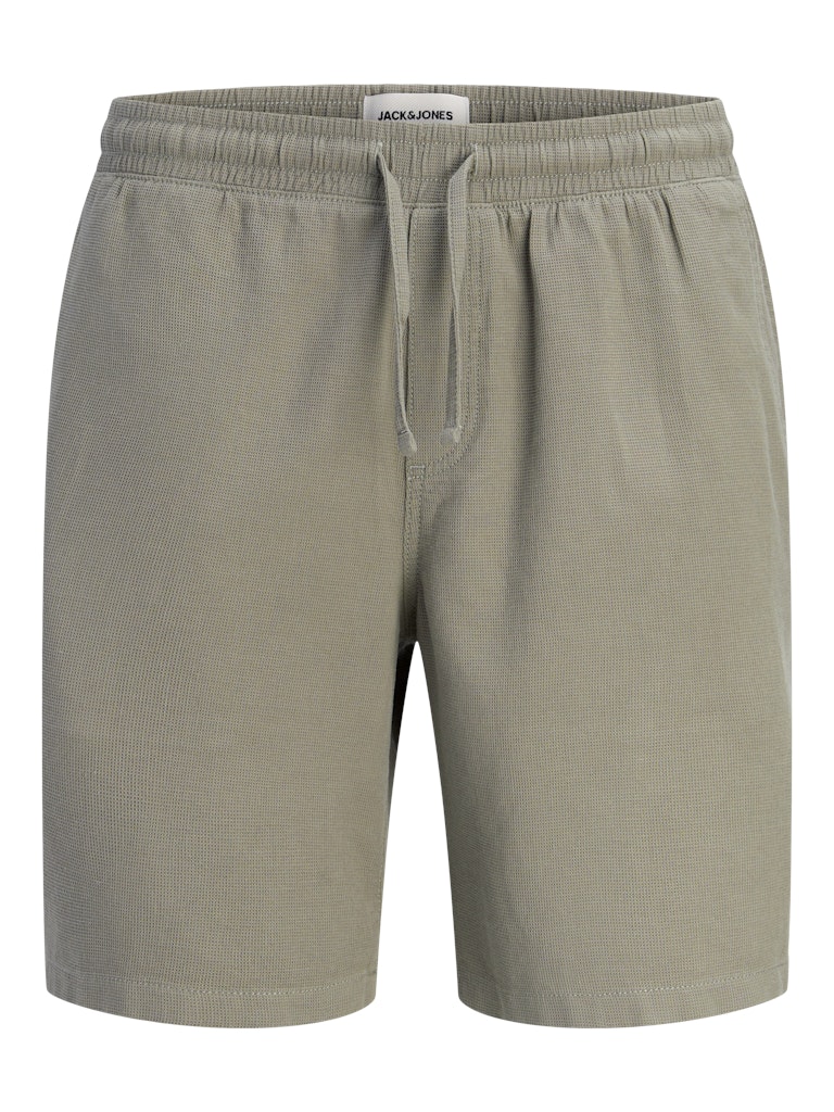 JACK & JONES Jaiden Waffle Resort Short in Vetiver front view