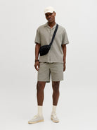 Full length model view of Jack and Jones resort shorts