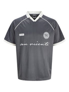 Jack Jones Youths Eterna Football Junior Boys Asphalt Polo Asphalt alternate view