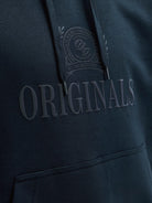 JACK & JONES Frederiksberg Monogram Sweat Hoodie in Sky Captain logo print detail