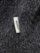 JACK & JONES Frederiksberg Ollie Knit Half Zip in Black textured knit detail