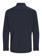 JACK & JONES Parker Corduroy Long Sleeve Shirt in Night Sky back view