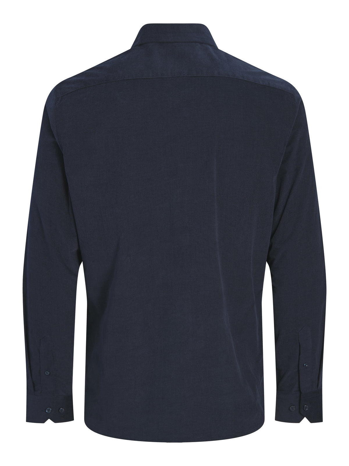 JACK & JONES Parker Corduroy Long Sleeve Shirt in Night Sky back view