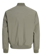 JACK & JONES Josh Bomber Jacket in Smokey Olive back view
