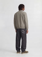 JACK & JONES Josh Bomber Jacket in Smokey Olive back model view