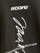 Jack Jones Youths Club Back Script Crew Neck Tee Junior in Peat logo print detail