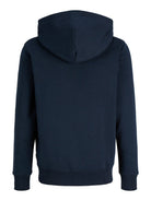 Jack Jones Youths Frederiksberg Monogram Junior Sweat Hoodie in Sky Captain back view