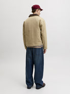 JACK & JONES Chamberi Worker Jacket in Kelp angled view
