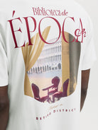JACK & JONES Salamanco Photo Back Crew Neck Tee in Bright White graphic print detail