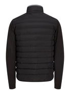 JACK & JONES Garry Hybrid Jacket in Black back view