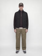 JACK & JONES Garry Hybrid Jacket in Black full length view