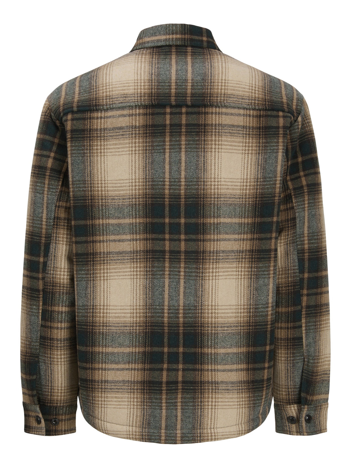 Jack & Jones Fade Jacket in Plaza Taupe Check back view