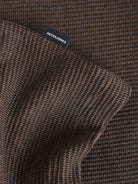 JACK & JONES Theo Polo in Chocolate Martini textured fabric detail