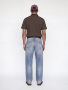 JACK & JONES Theo Polo in Chocolate Martini angled view