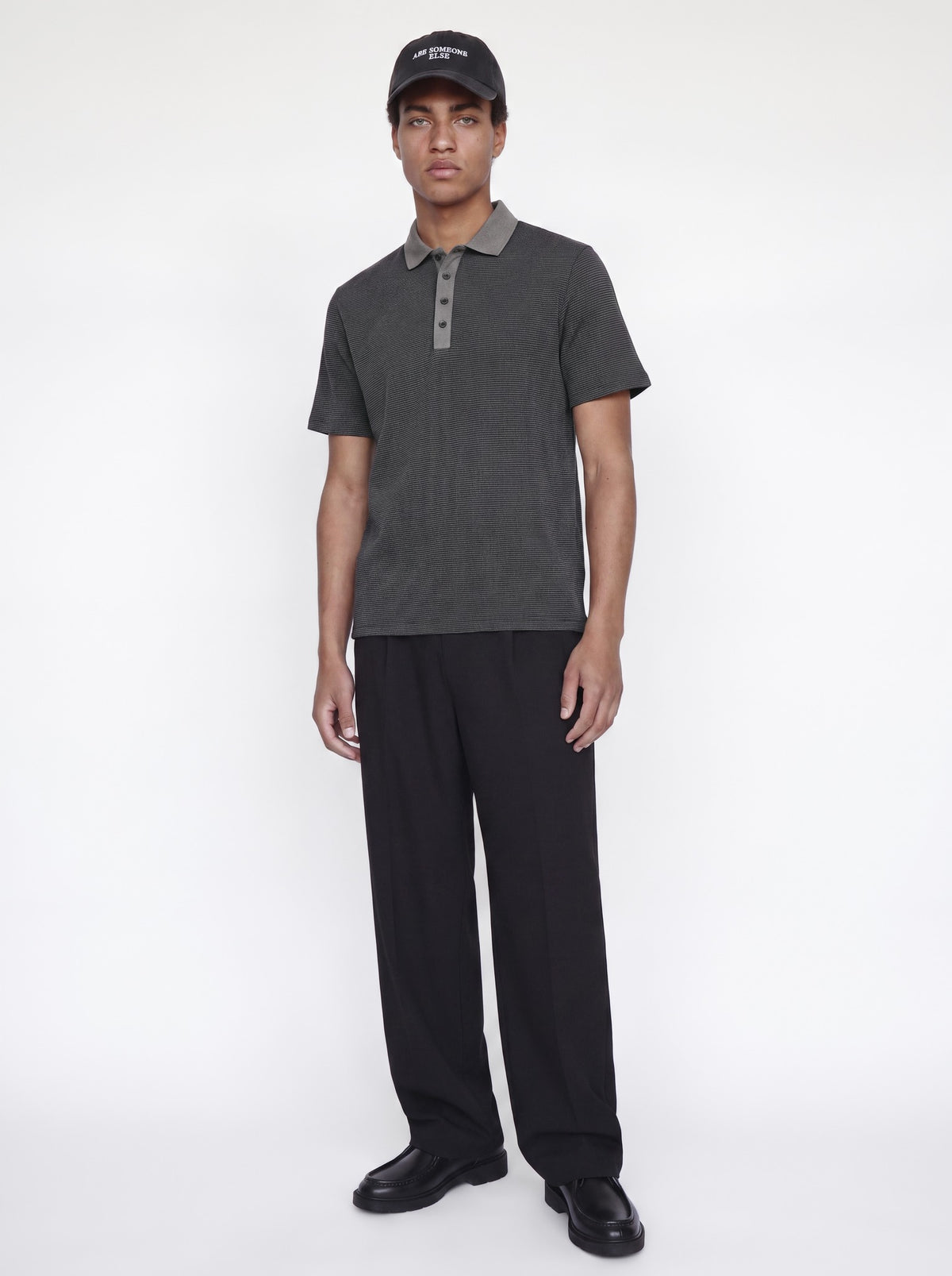 JACK & JONES Theo Polo in Black side view