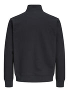 JACK & JONES Ryan Half Zip Sweatshirt in Dark Navy back view