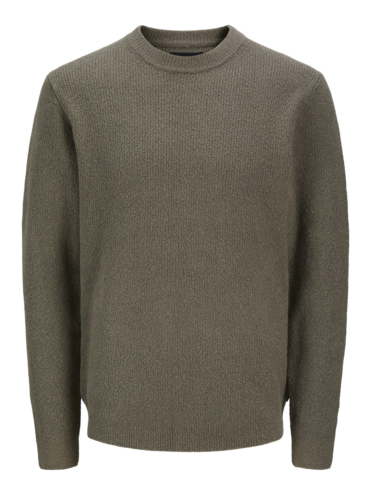 JACK & JONES Wesley Knit Mock Neck in Smokey Olive front view