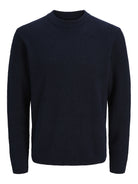 JACK & JONES Wesley Knit Mock Neck in Night Sky front view