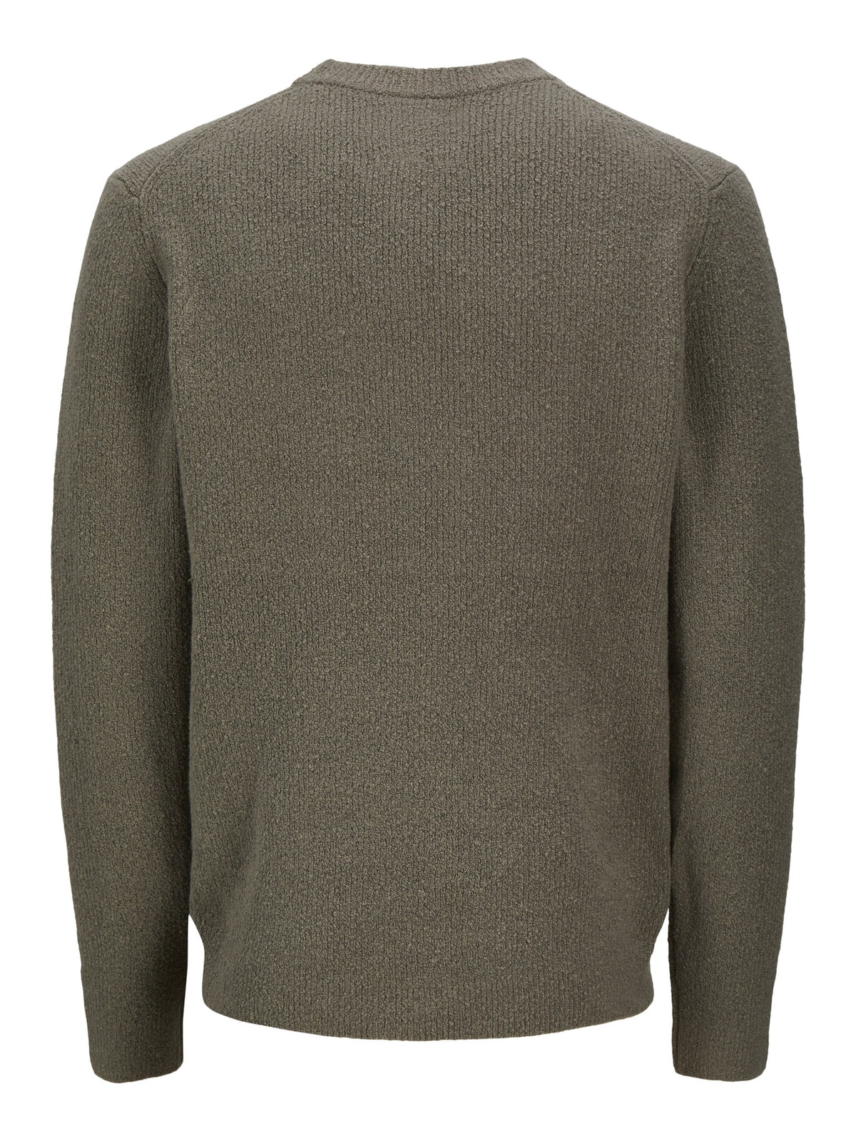 JACK & JONES Wesley Knit Mock Neck in Smokey Olive back view