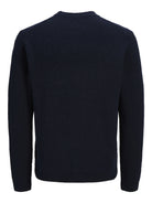 JACK & JONES Wesley Knit Mock Neck in Night Sky back view