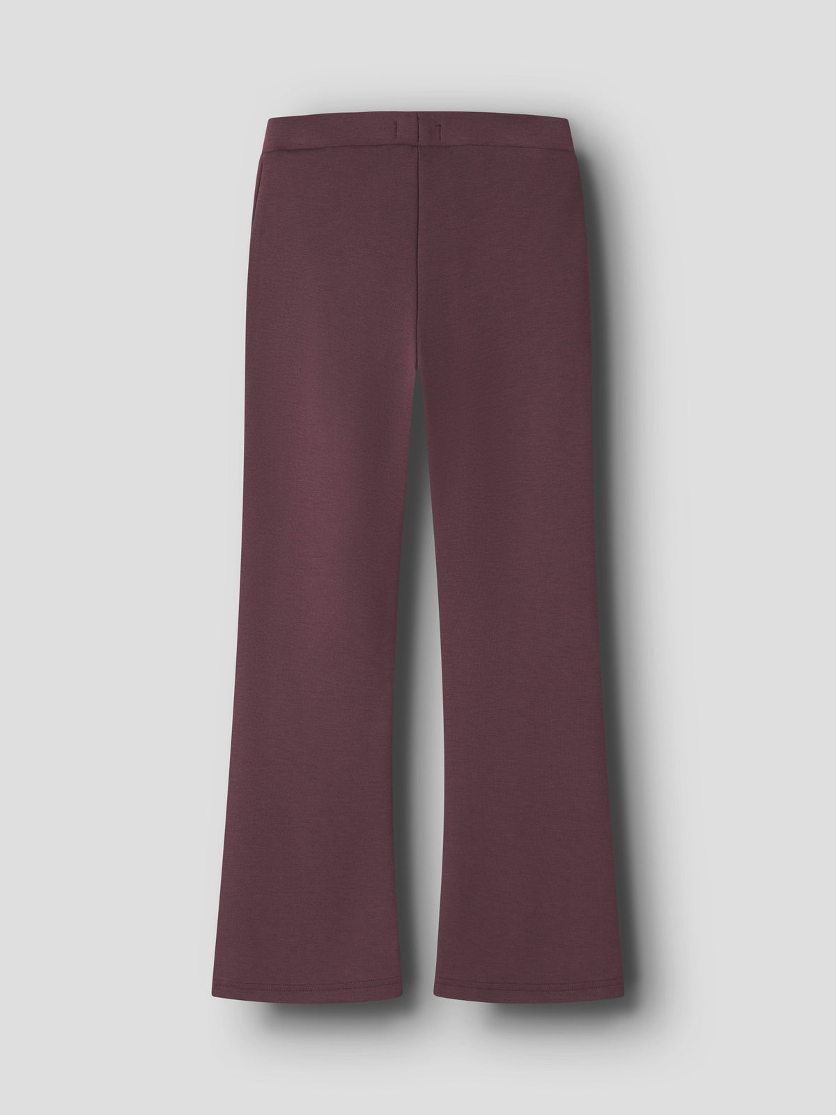 Back view of NAME IT Frikkali bootcut trousers in Catawba Grape