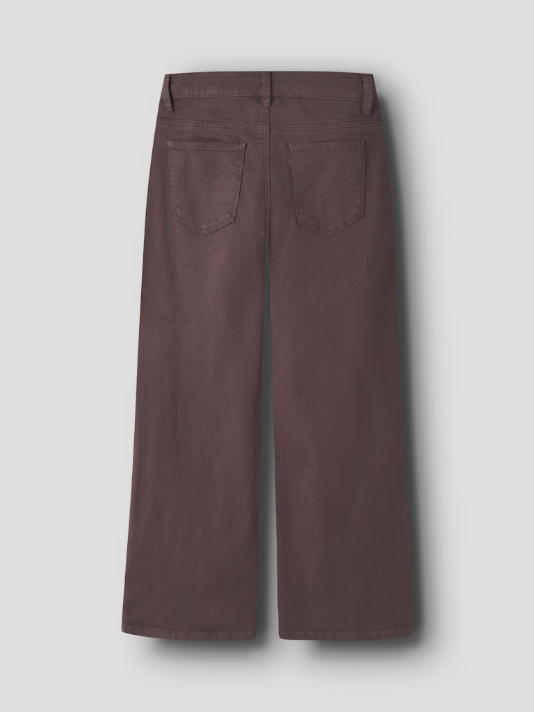 NAME IT Rose Wide Twi Pant 1115 - tp in French Roast back view
