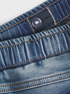 NAME IT Robin Thayers Regular Fit Sweatshirt Trousers in Medium Blue Denim (image 2)