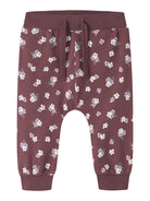 NAME IT Vandora Trousers in Wild Ginger Floral front view