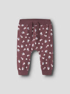 NAME IT Vandora Trousers in Wild Ginger Floral angled view