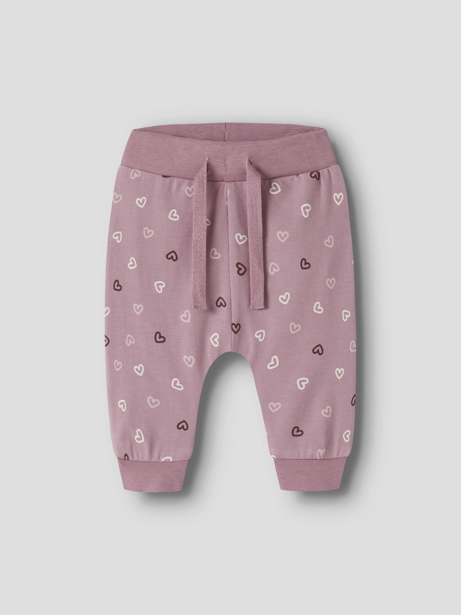NAME IT Vandora Trousers in Lilas Hearts angled view