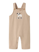 NAME IT Vonne Sweatshirt Overall in Sesame front view