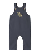NAME IT Vonne Sweat Overall in Ombre Blue Dinos front view