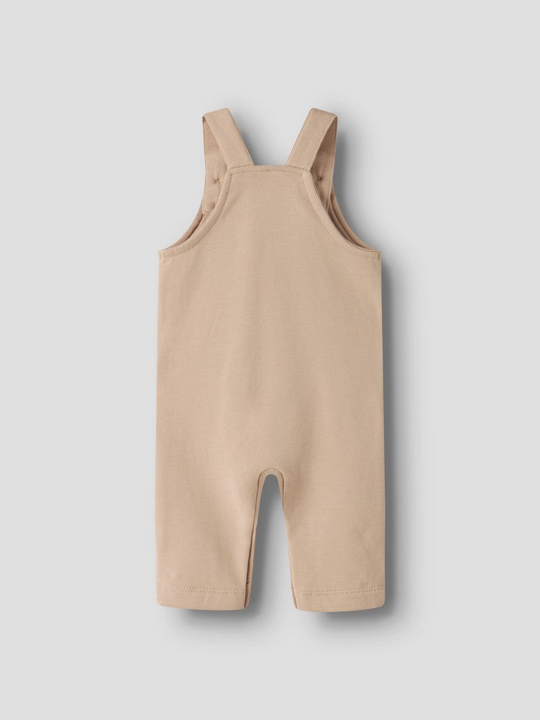 NAME IT Vonne Sweatshirt Overall in Sesame back view