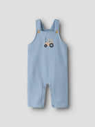 NAME IT Vonne Sweatshirt Overall in Ashley Blue angled view