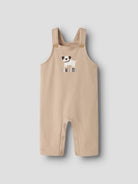 NAME IT Vonne Sweatshirt Overall in Sesame angled view