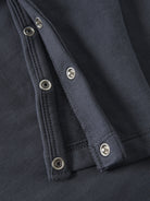 NAME IT Vonne Sweat Overall in Ombre Blue Dinos snap button detail