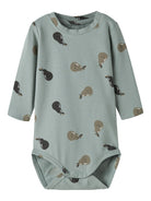 NAME IT Vroels Body Suit Green Milieu detail view