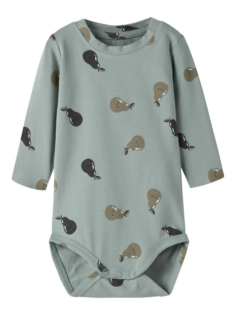 NAME IT Vroels Body Suit Green Milieu detail view