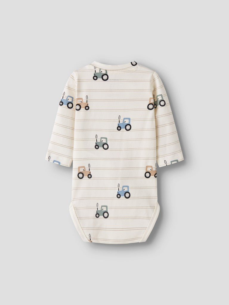 NAME IT Vroels Body Suit Antique White back view