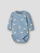 NAME IT Vroels Body Suit Ashley Blue close up view