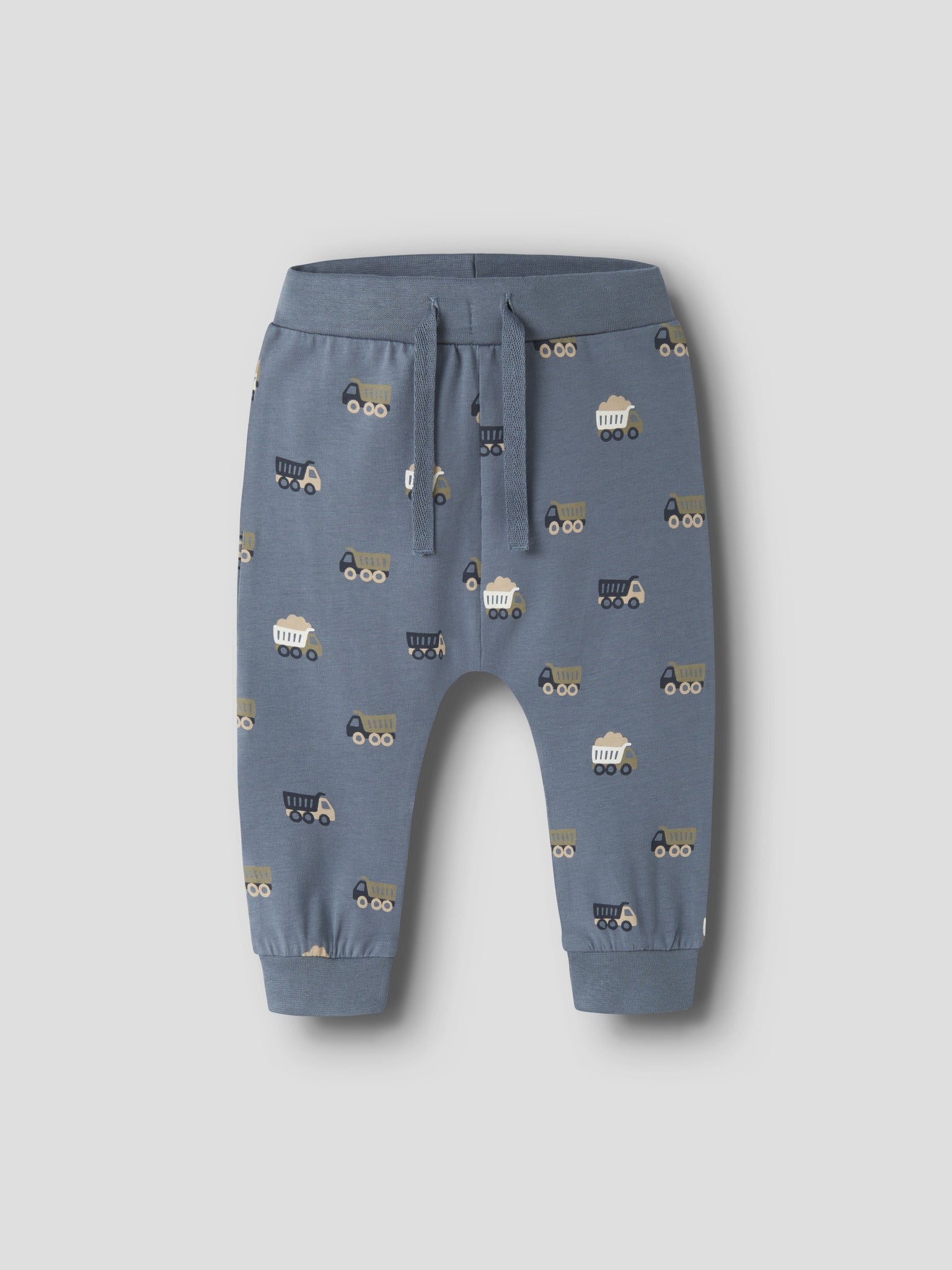 NAME IT baby Vroels pants in Blue Mirage Trucks front detail