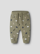 NAME IT baby Vroels pants in Mermaid Dinos front detail