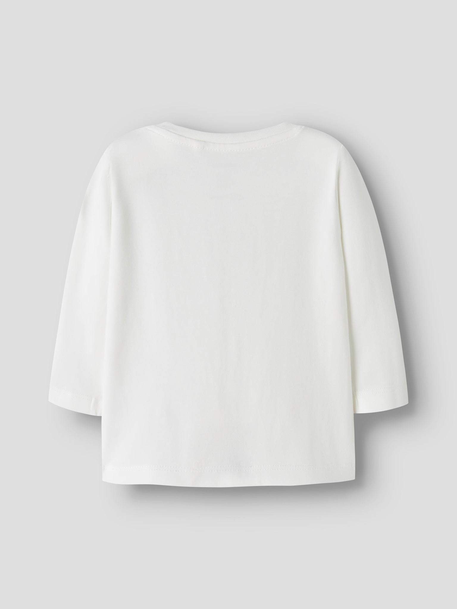 NAME IT Vacion Long Sleeve Top in Cloud Dancer Trees back view