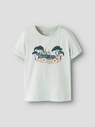 NAME IT Vux Short Sleeve Printed Tee Bright White Giraffe view 15