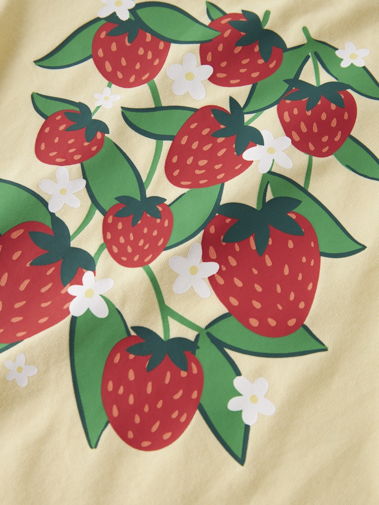 NAME IT Vix Short Sleeve Printed Top Bright White Flamingo Love view 12