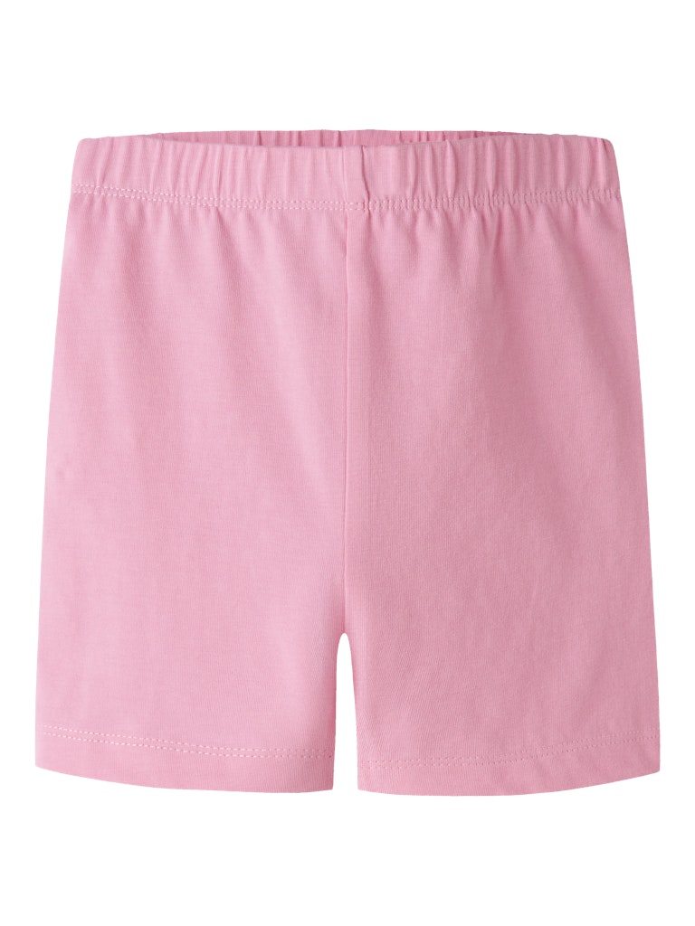 NAME IT Vivian legging shorts in Pink Drink, front view