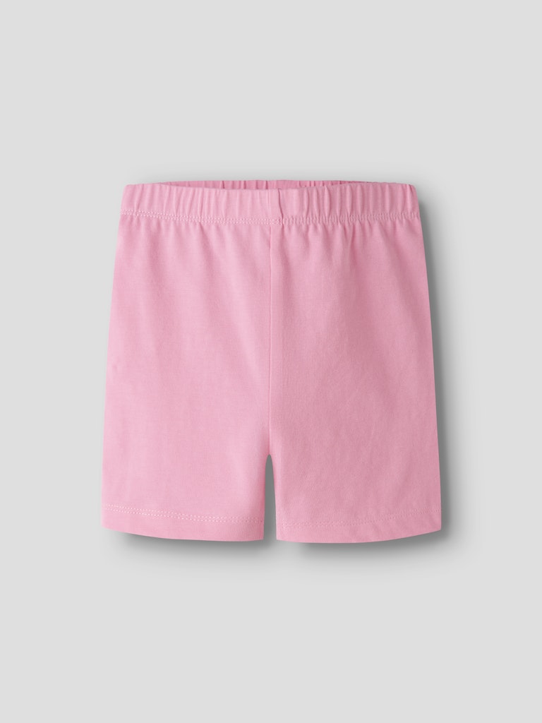 NAME IT Vivian legging shorts in Pink Drink, front angle