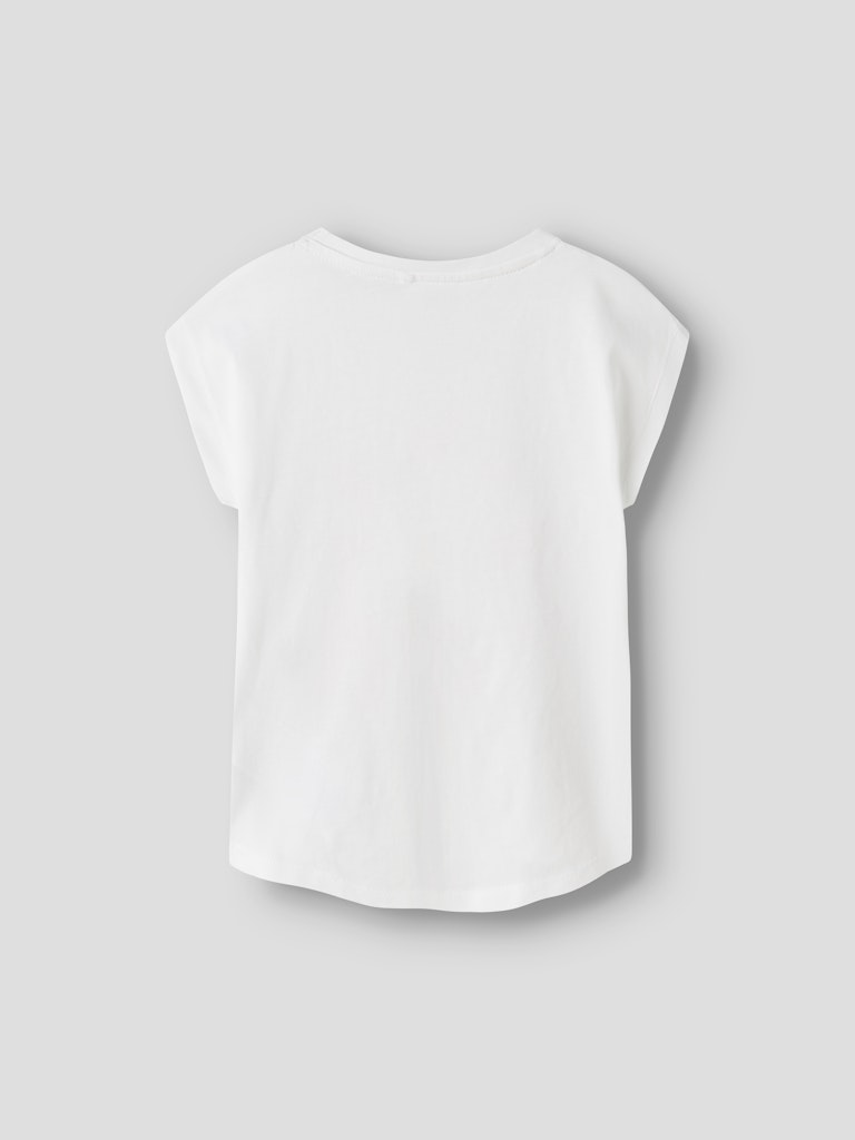NAME IT Vigea Capsl Top in Bright White Sea Shells back view